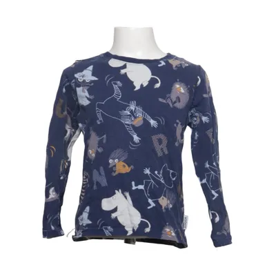 Långärmad t-shirt (Blå, Flerfärgad) från Moomin by Martinex Elastan, Ekologisk bomull