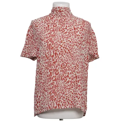 Haltertop (Beige, Rood) van Baum Und Pferdgarten Zijde, Viscose