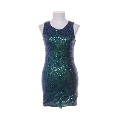 Robe de cocktail (Bleu, Vert) de H&M Polyester