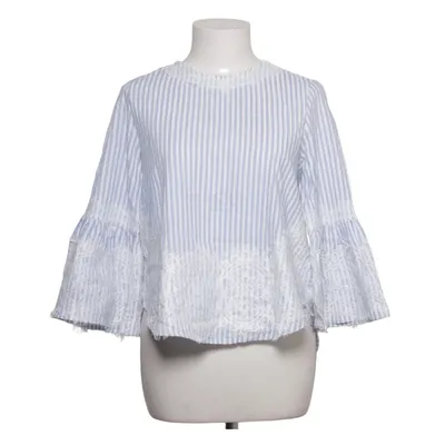 Halter neck top (Blue, White) from Zara Woman