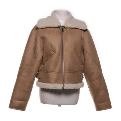 Shearlingjacka (Beige, Vit) från Mango Polyester