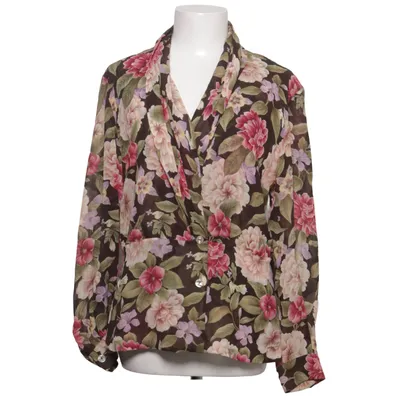 Bluse (Brun, Flerfarvet) fra Dana Buchman Silke