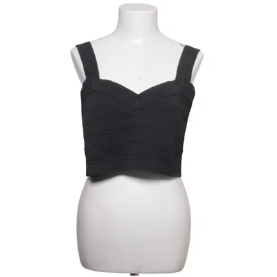 Crop top (Gris) de H&M Élasthane, Polyester
