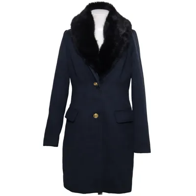 Frakke (Sort) fra VILA Akryl, Elastan, Kunstpels, Polyester, Viscose