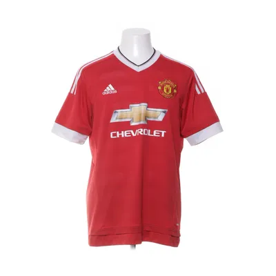 Fodboldtrøje (Rød, Hvid, Sort) fra Adidas