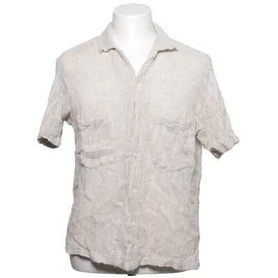 Kortärmad skjorta (Beige) från CMMN SWDN Bomull, Linne, Viskos