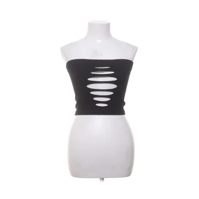 Tube top (Zwart) van Iets Frans Elastaan, Polyamide, Gerecycled polyester