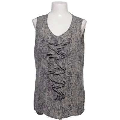 Topp (Beige, Svart) från Gharani Strok Polyester