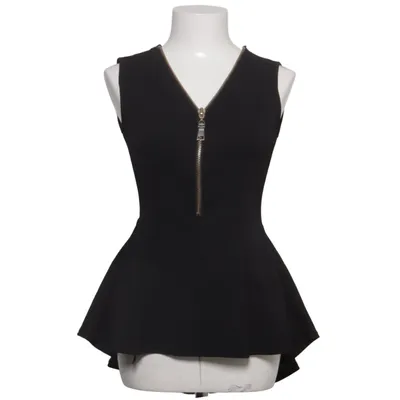 Peplumtopp (Svart) från Creme Fraiche Elastan, Polyester