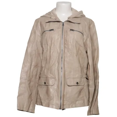 Veste en cuir (Beige) de Biaggini Polyester, Polyuréthane, Viscose