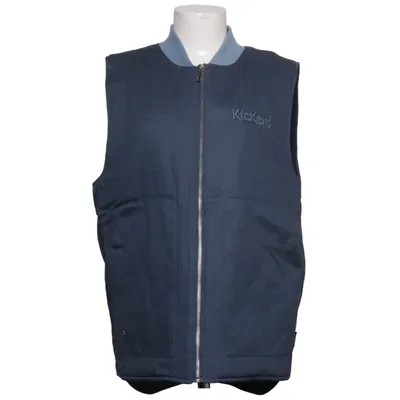Gilet d'extérieur (Bleu) de KicKers Coton, Polyester