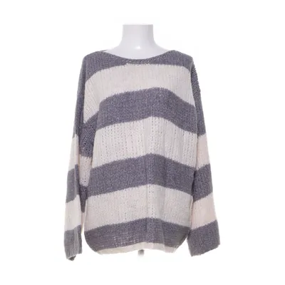 Sweater (White, Gray) from Venderby's Acrylic, Mohair, Polyester, Wool