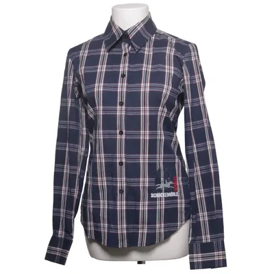 Shirt (Blue, White, Red) from Schockemöhle Cotton, Elastane