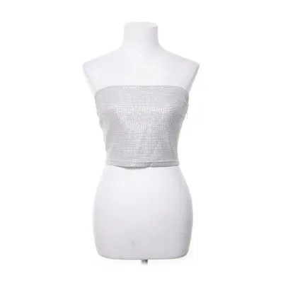 Tube top (Zilver) van Noisy May Polyester