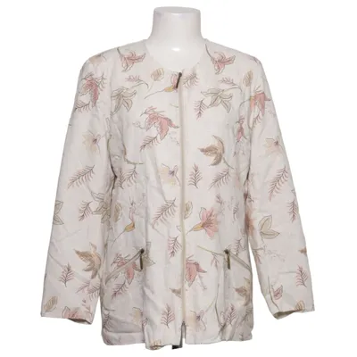 Strickjacke (Weiß, Pink, Beige) von Wästgöta Leinen, Viskose