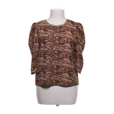 Lange mouwen shirt (Bruin, Beige, Meerkleurig) van Meisïe Elastaan, Polyester
