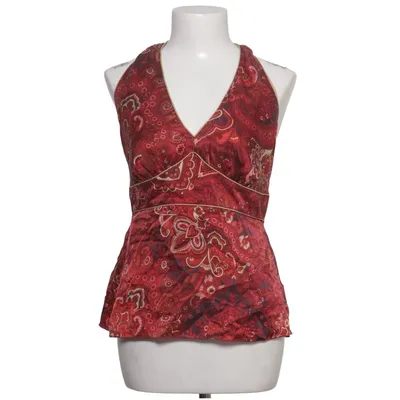 Haltertop (Rood, Beige, Meerkleurig) van The Limited Polyester, Zijde