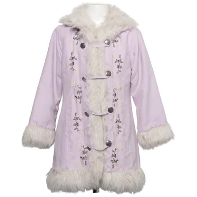 Vinterkappa (Lila, Beige) från Hayan Polyester