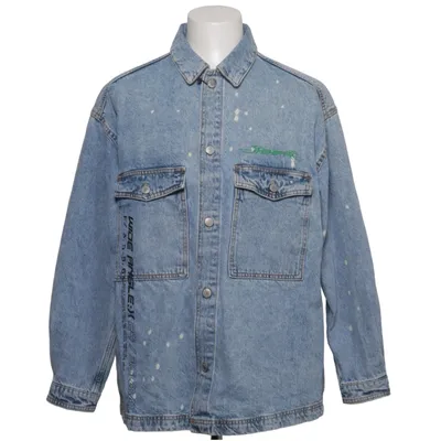 Veste en jean (Bleu) de Bershka Coton