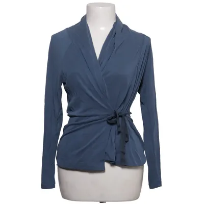 Slå om-cardigan (Blå) fra House of Lola Modal, Polyester