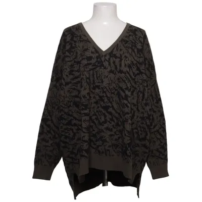 Pullover (Green, Black) from Sara Lindholm Acrylic, Cotton