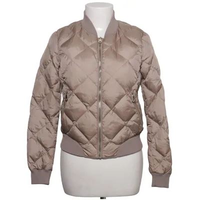 Bomberjakke (Beige) fra Massimo Dutti Fjer