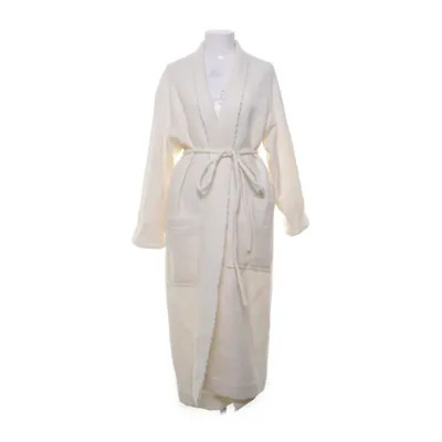 Frakke (Hvid) fra Zara Uld, Viscose