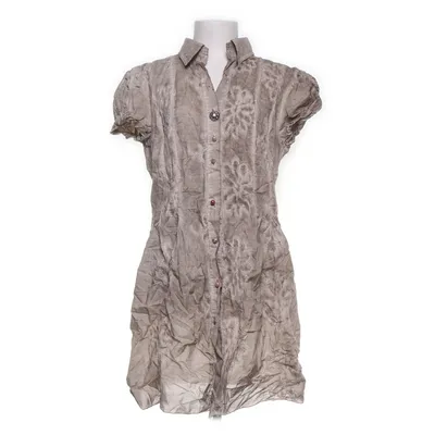 Skjortklänning (Grå) från Piro Bomull