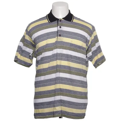 Poloshirt (Grijs, Geel, Wit) van Claudio Campione Katoen