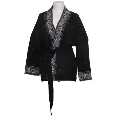 Cardigan (Black, White) from Maje Polyamide, Polyester, Viscose
