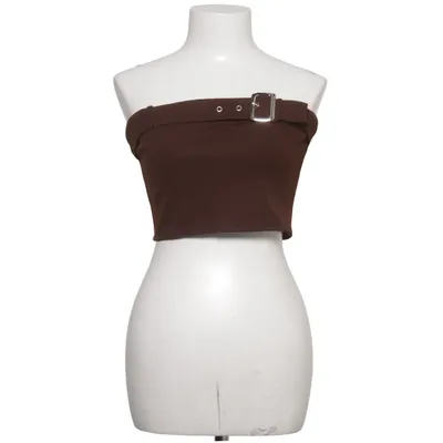 Top tube (Marron) de Public Desire Élasthane, Polyester