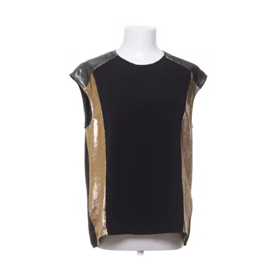 Top (Black, Gold) from Sandro Polyester, Silk