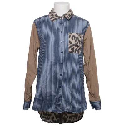 Blouse (Marron, Bleu, Multicolore) de In Front Coton, Élasthane, Polyamide, Polyester, Viscose