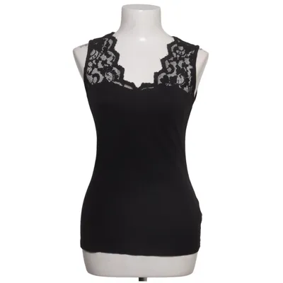 Tanktop (Zwart) van H&M Katoen, Elastaan, Polyamide