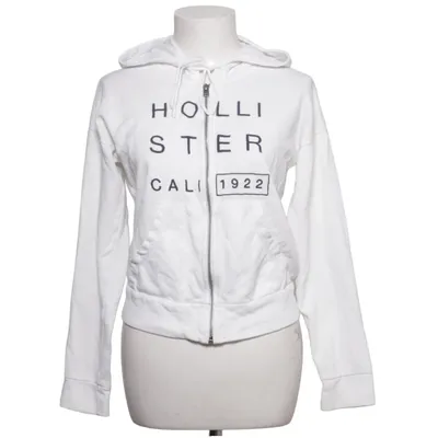 Hoodie (White) from Hollister Cotton, Polyester