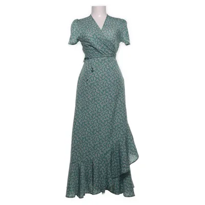 Omlottklänning (Grön, Vit, Flerfärgad)