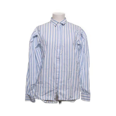 Blouse (Bleu, Blanc) de Totême Coton