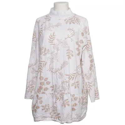 Top (White, Brown) from Pure by Ulla Popken