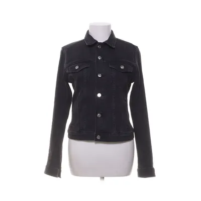 Denim jacket (Black) from &Denim by H&M Cotton, Elastane, Polyester