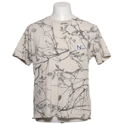 T-shirt (Beige, Noir) de New Black Coton