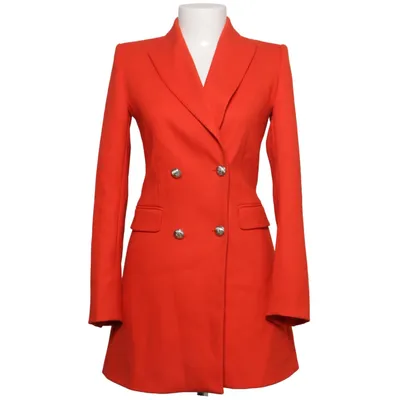 Blazer (Rouge) de Zara Basic Collection Élasthane, Polyester, Viscose