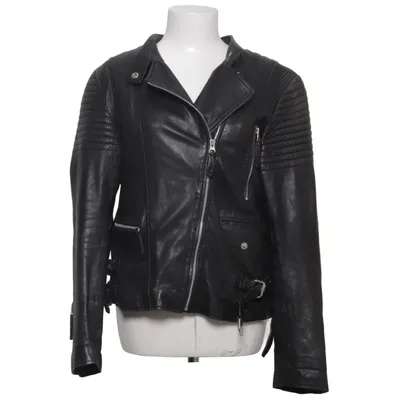 Bikerjack (Zwart) van MDK Katoen, Leer, Polyester