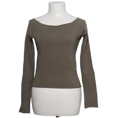 T-shirt à manches longues (Marron) de Brandy Melville Coton, Élasthane