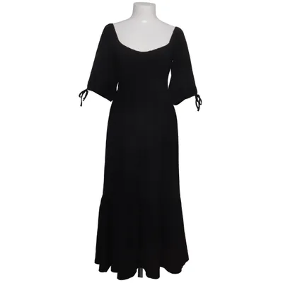 Maxi dress (Black) from Bubbleroom Elastane, Recycled polyester
