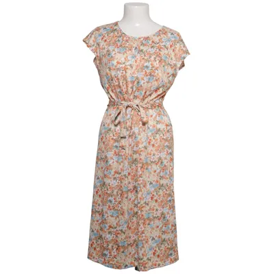 Jurk (Beige, Meerkleurig) van Atelier Creation Katoen, Polyester