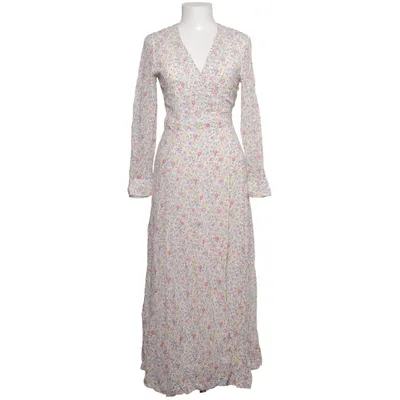 Omlottklänning (Vit, Flerfärgad) från Ganni Viskos