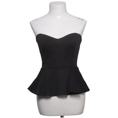 Tube top (Zwart) van Solemio Elastaan, Polyester, Viscose
