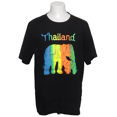 T-shirt (Noir, Multicolore) de Request Coton