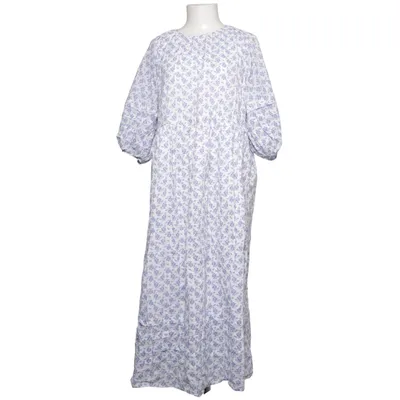 Maxi dress (White, Blue) from & Other Stories Cotton