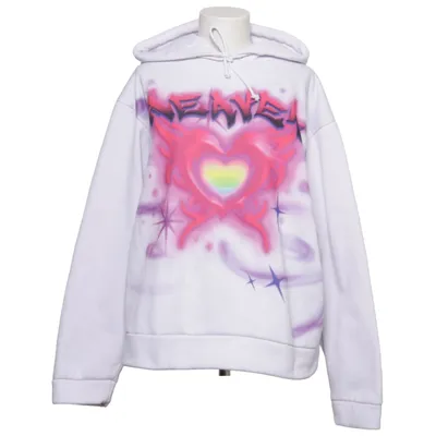 Huvtröja (Vit, Flerfärgad) från Jaded London Polyester
